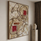 Abstract Art | Red Resonance
