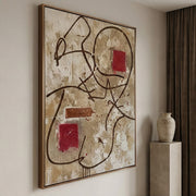 Abstract Art | Red Resonance