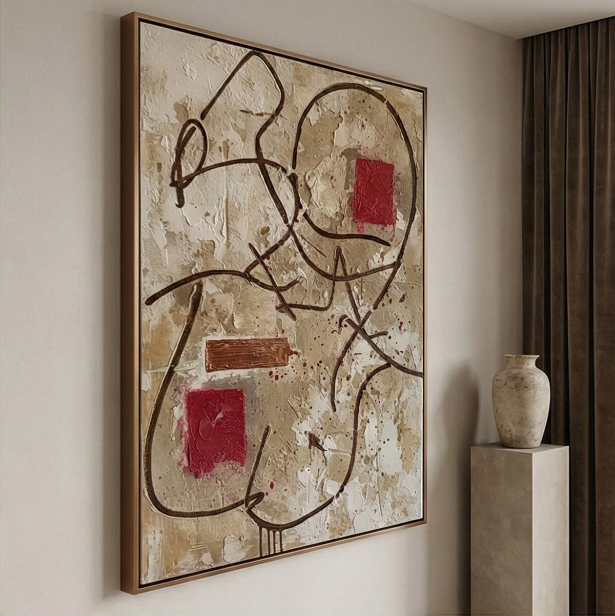 Abstract Art | Red Resonance
