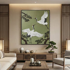 Impressionist Art | Crane & Pine Serenity