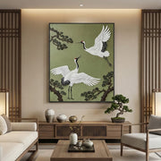 Impressionist Art | Crane & Pine Serenity