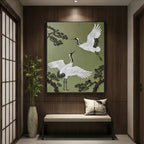 Impressionist Art | Crane & Pine Serenity