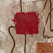 Abstract Art | Crimson Contemplation