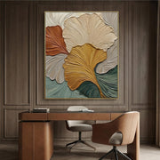3D textured Art | Timeless Ginkgo Dance