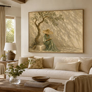 Vintage Americana Art | Where the Light Learns Silence