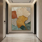 3D textured Art | Timeless Ginkgo Dance