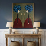 Surreal Art | Moonlit Sisters