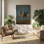Vintage Americana Art | SunSet Riders