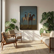 Vintage Americana Art | SunSet Riders