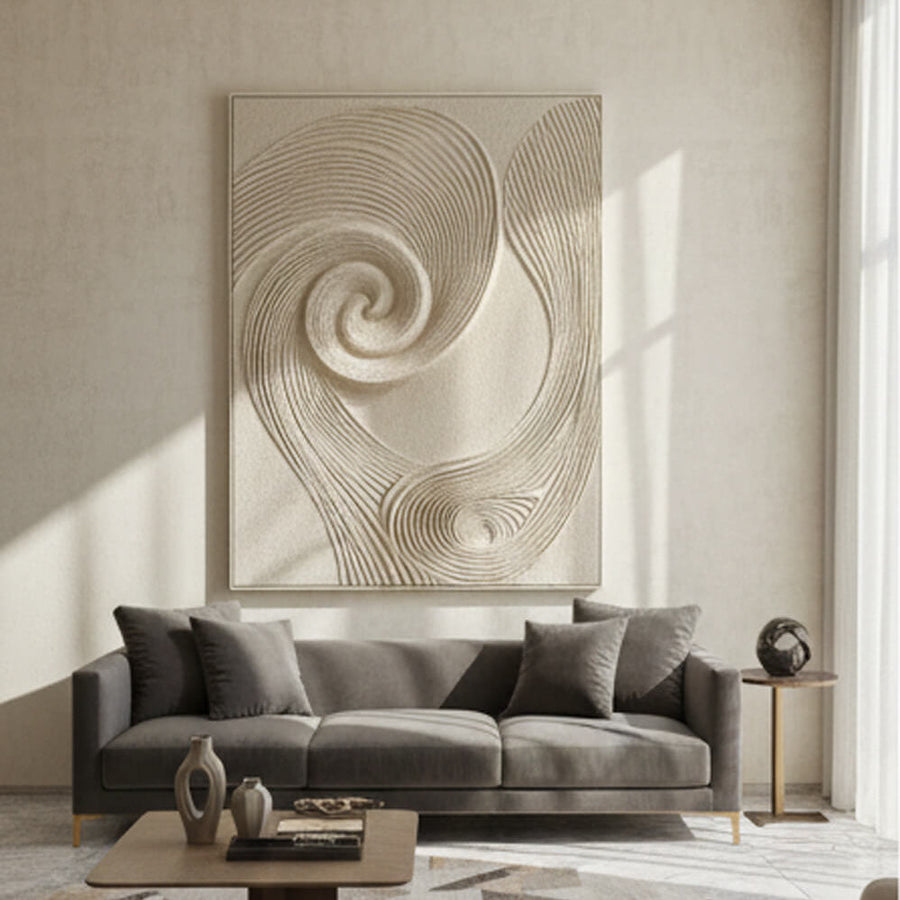3D-Textured Art | Spiral Lullaby