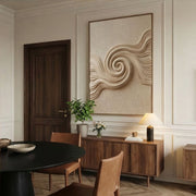 3D-Textured Art | Ivory Tide Spiral