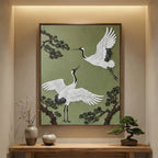 Impressionist Art | Crane & Pine Serenity