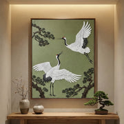 Impressionist Art | Crane & Pine Serenity