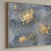 Contemporary Luxe Art | Golden Ember Bloom