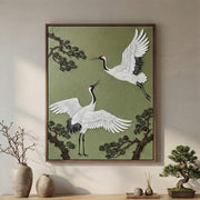 Impressionist Art | Crane & Pine Serenity