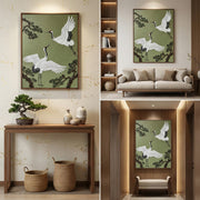 Impressionist Art | Crane & Pine Serenity