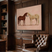 Vintage Americana Art | Soft Nuzzle Duo