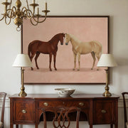 Vintage Americana Art | Soft Nuzzle Duo