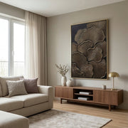 Contemporary Luxe Art | Bronze Petal Whisper