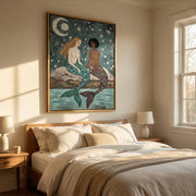 Surreal Art | Moonlit Mermaid Duet