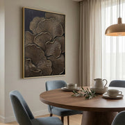 Contemporary Luxe Art | Bronze Petal Whisper