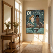 Surreal Art | Moonlit Mermaid Duet