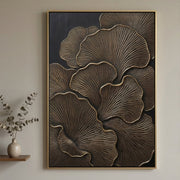 Contemporary Luxe Art | Bronze Petal Whisper