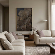 Contemporary Luxe Art | Bronze Petal Whisper