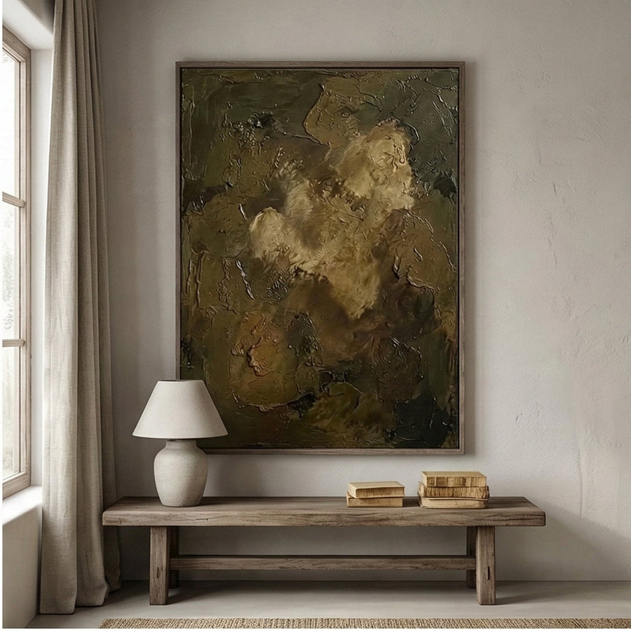 Wabi-Sabi Art | Golden Shadow Figure