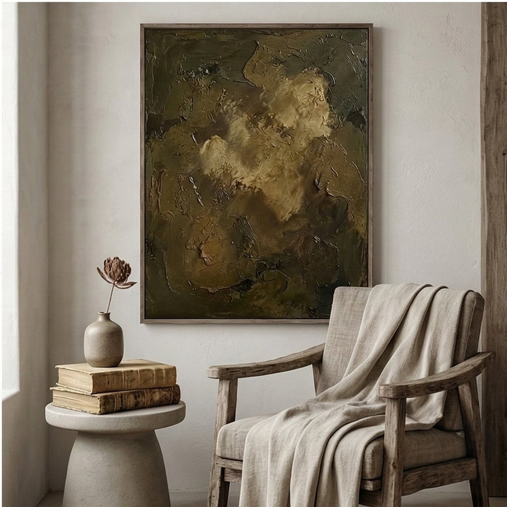 Wabi-Sabi Art | Golden Shadow Figure