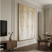 Contemporary Luxe Art | Golden Veil Drift