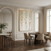 Contemporary Luxe Art | Golden Veil Drift