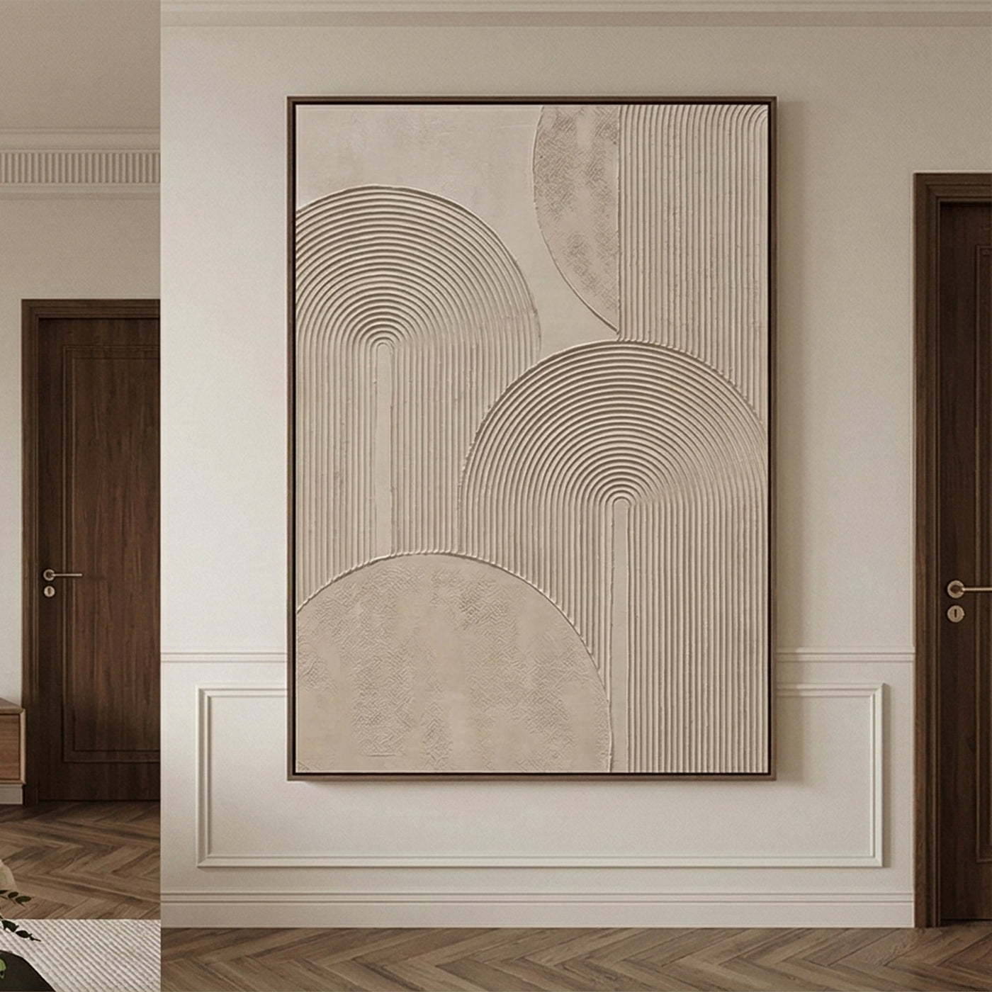 3D-Textured Art | Quiet Arc Rhythm