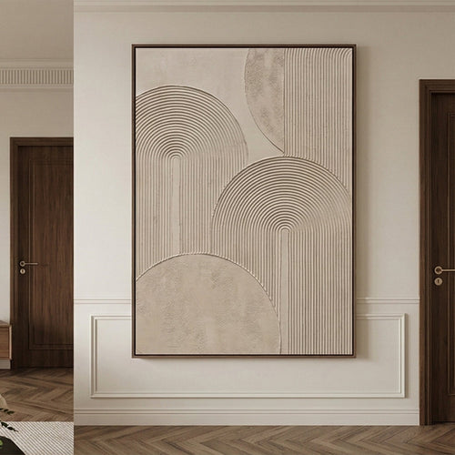 3D-Textured Art | Quiet Arc Rhythm