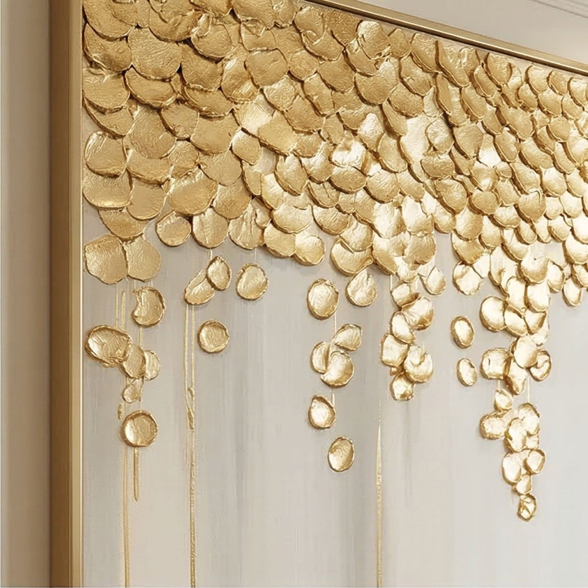Contemporary Luxe Art | Gilded Cascade Tier