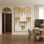Contemporary Luxe Art | Gilded Cascade Tier