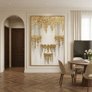Contemporary Luxe Art | Gilded Cascade Tier