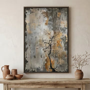 Wabi-Sabi Art | Weathered Quiet Bloom