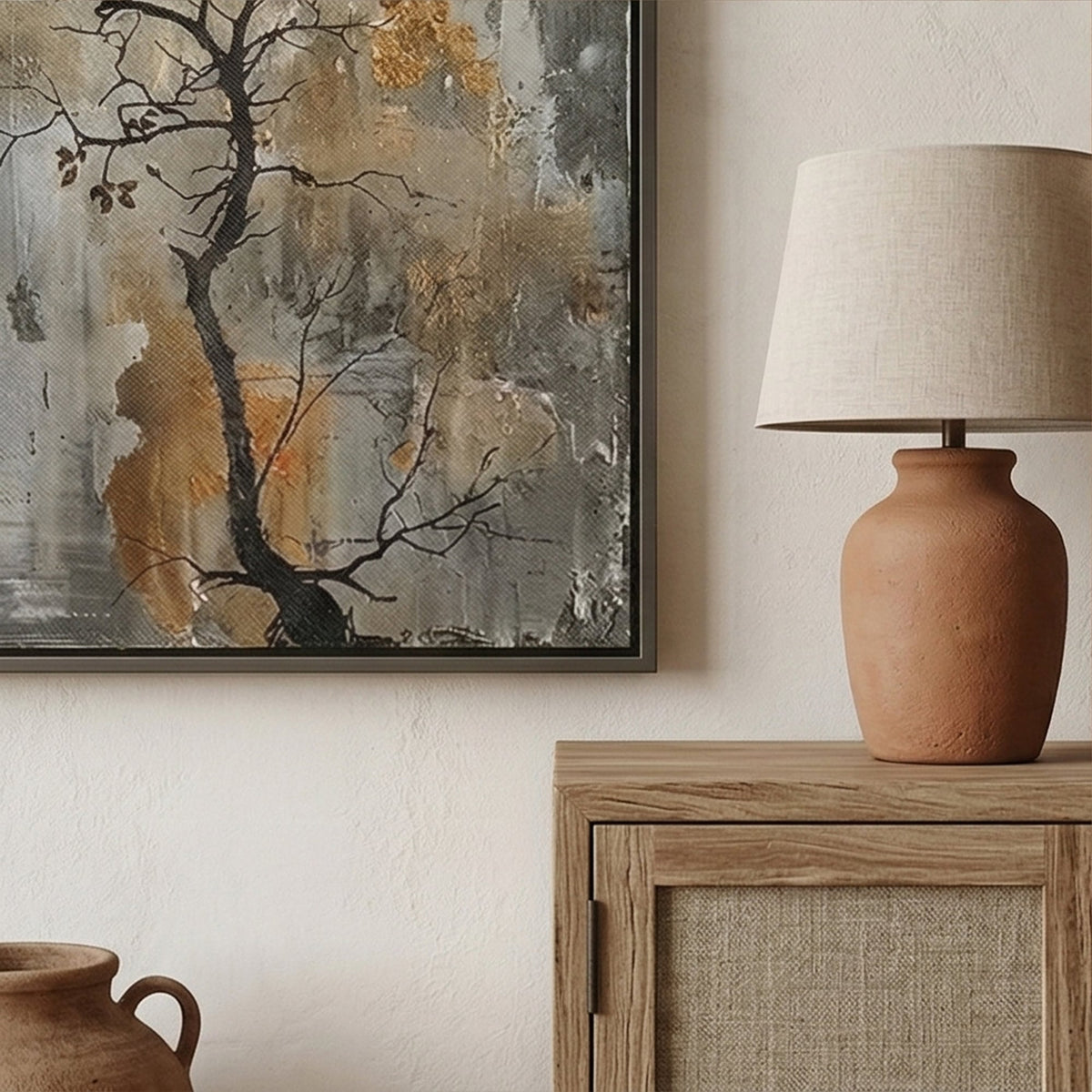 Wabi-Sabi Art | Weathered Quiet Bloom