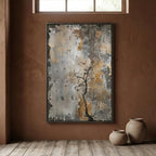 Wabi-Sabi Art | Weathered Quiet Bloom