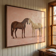 Vintage Americana Art | Soft Nuzzle Duo