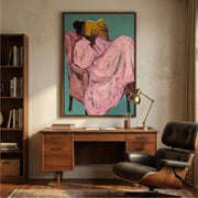 Surreal Art | Cozy-Yellow Book Reader