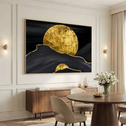 Contemporary Luxe Art | Gilded Horizon