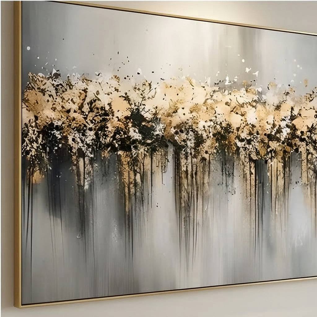 Contemporary Luxe Art | Ivory Drift Horizon