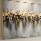 Contemporary Luxe Art | Ivory Drift Horizon