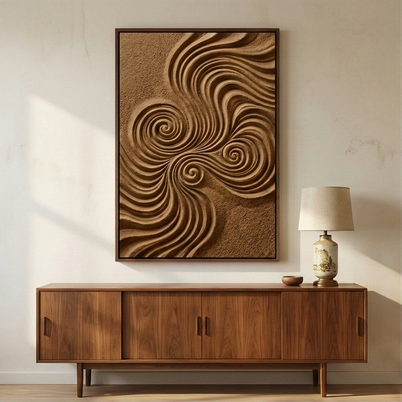 3D textured Art | Triple Vortex