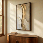 Contemporary Luxe Art | Golden Current Flow