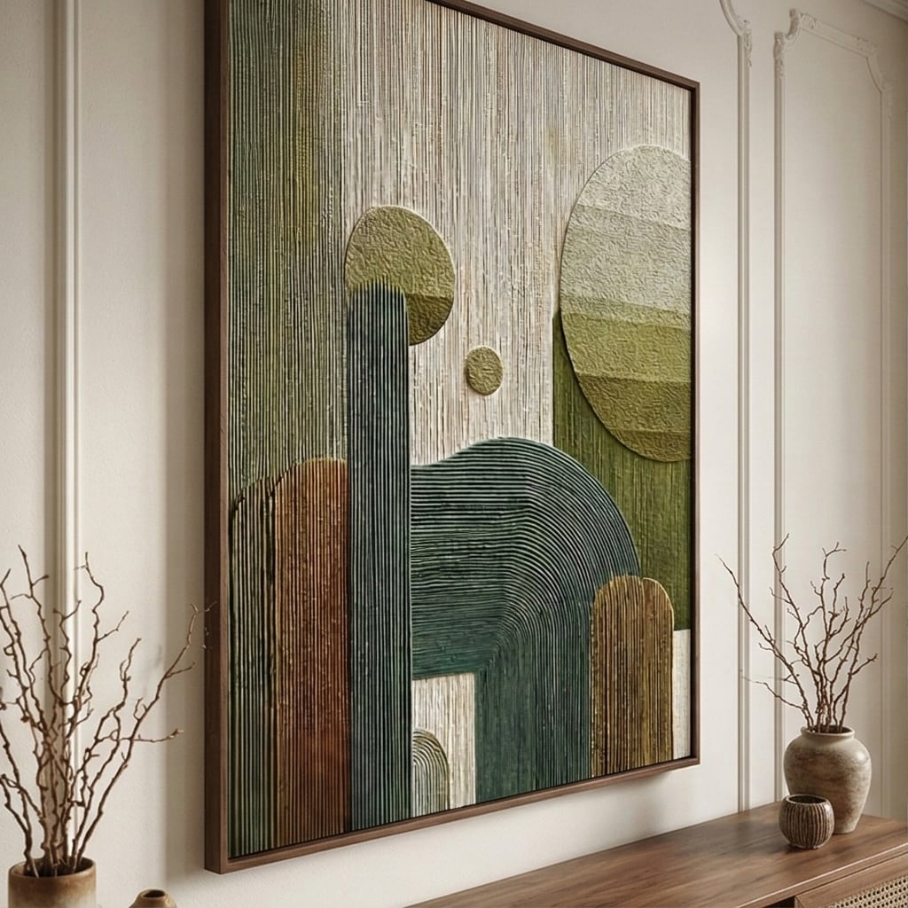 3D textured Art | Verdant Cadence