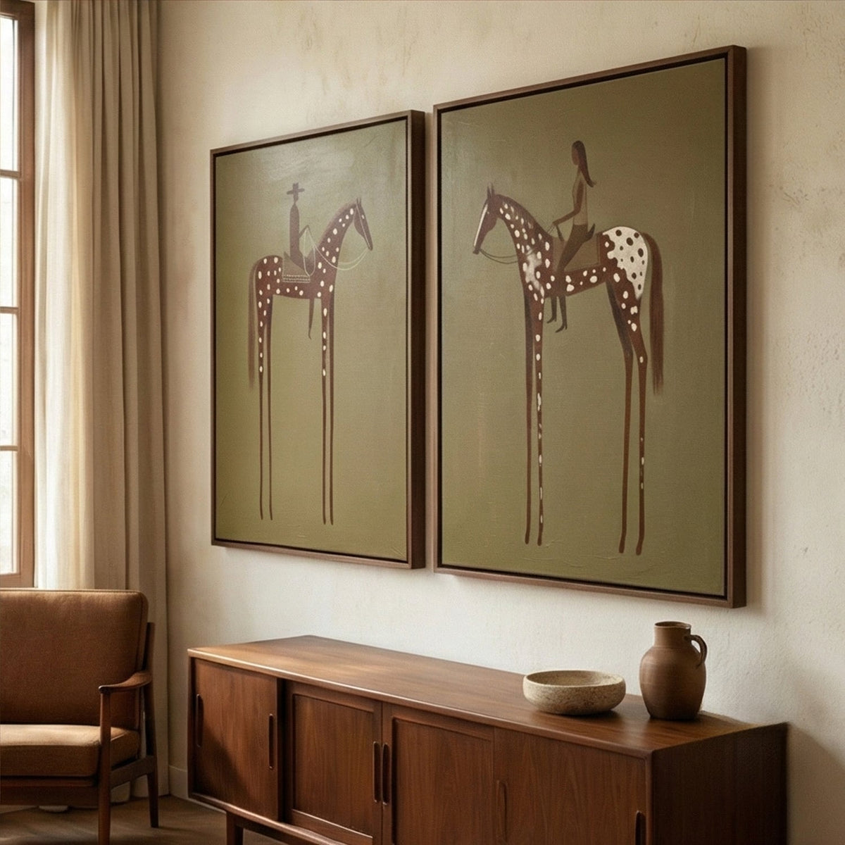 Vintage Americana Art | Spotted Reverie