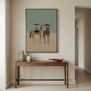 Vintage Americana Art | Desert Duet